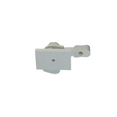 WRS 1-5/32" White Plastic Sweep Lock - Left or Right Hand