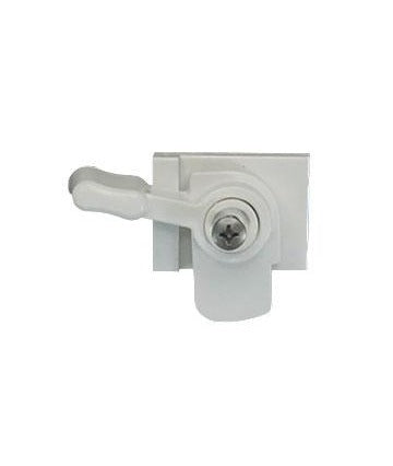 WRS 1-5/32" White Plastic Sweep Lock - Left or Right Hand