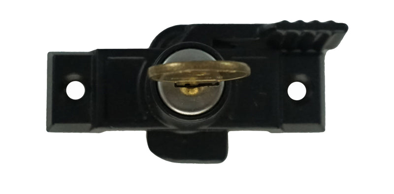 WRS 2-1/4" Keyed Sweep Lock - Black