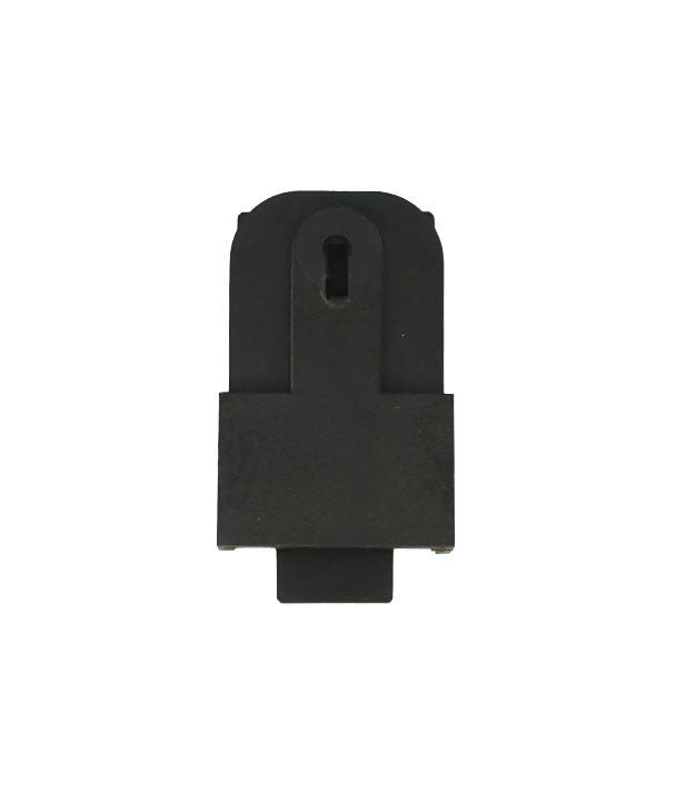 WRS 2-7/8" Reversible Keyed Tilt Latch - Black