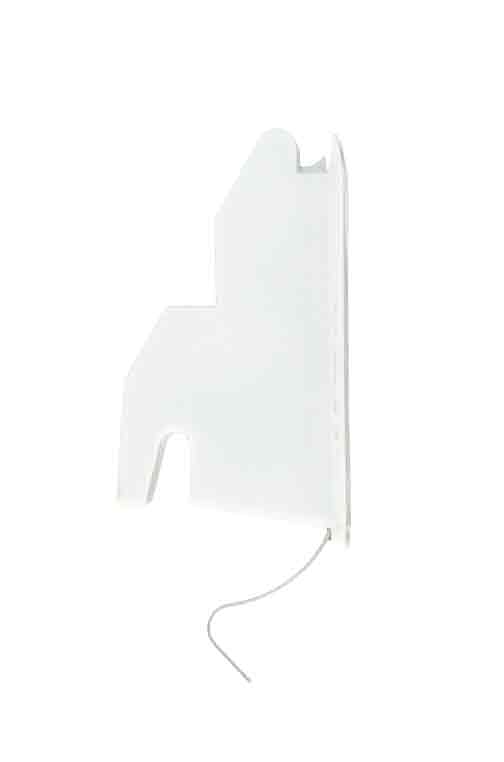 WRS 1-3/16" White Wide Vent Lock
