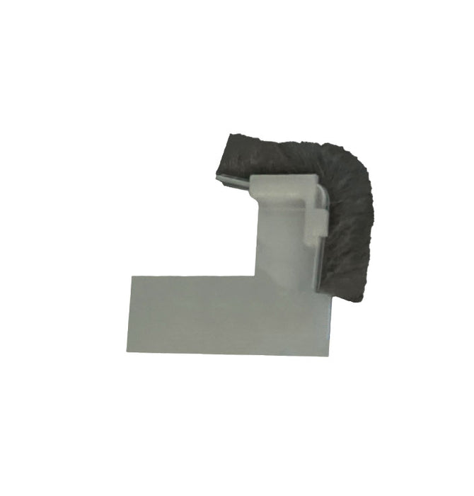 WRS 1-3/16" White Sash Retainer with Weatherstripping - Left or Right Hand