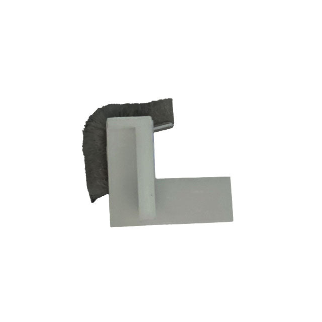 WRS 1-3/16" White Sash Retainer with Weatherstripping - Left or Right Hand