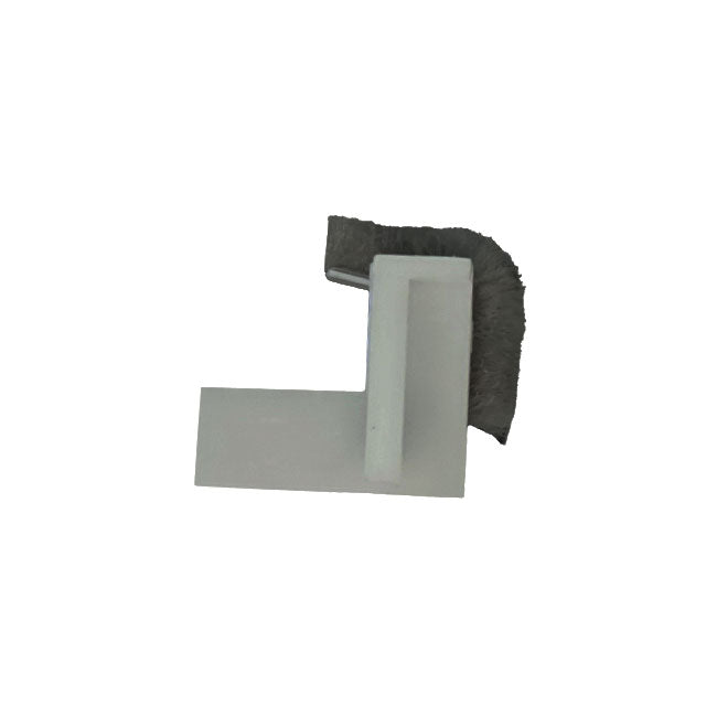 WRS 1-3/16" White Sash Retainer with Weatherstripping - Left or Right Hand