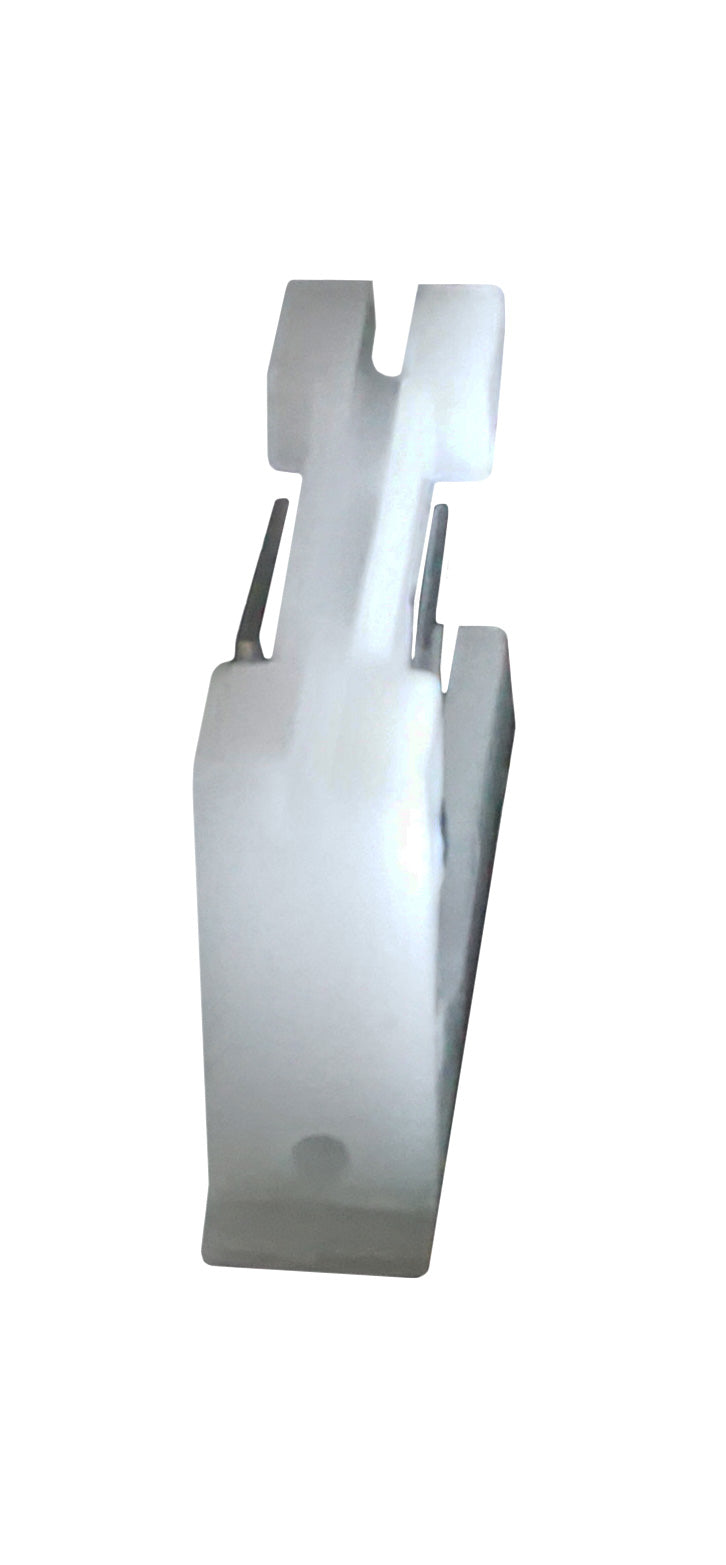 WRS 1-1/2" Pivot Locking Terminal/Shoe - White