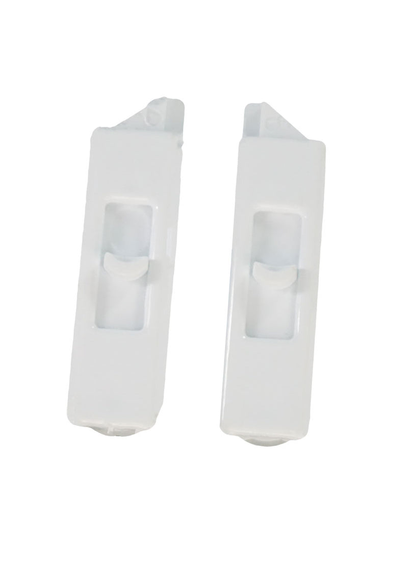 WRS Surface Mounted, Snap-In Tilt Latch Set - White (Silver Line)