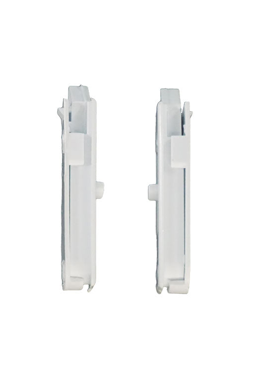 WRS Surface Mounted, Snap-In Tilt Latch Set - White (Silver Line)