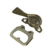 02-40 WRS White Bronze Sweep Lock & Keeper Set