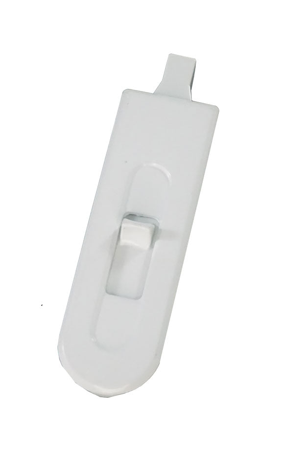 WRS 3-1/2" Square Nose Tilt Latch - White
