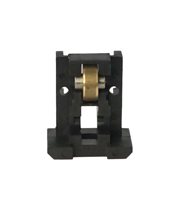 WRS 1-13/32" Plastic Housing with Brass Roller - Black