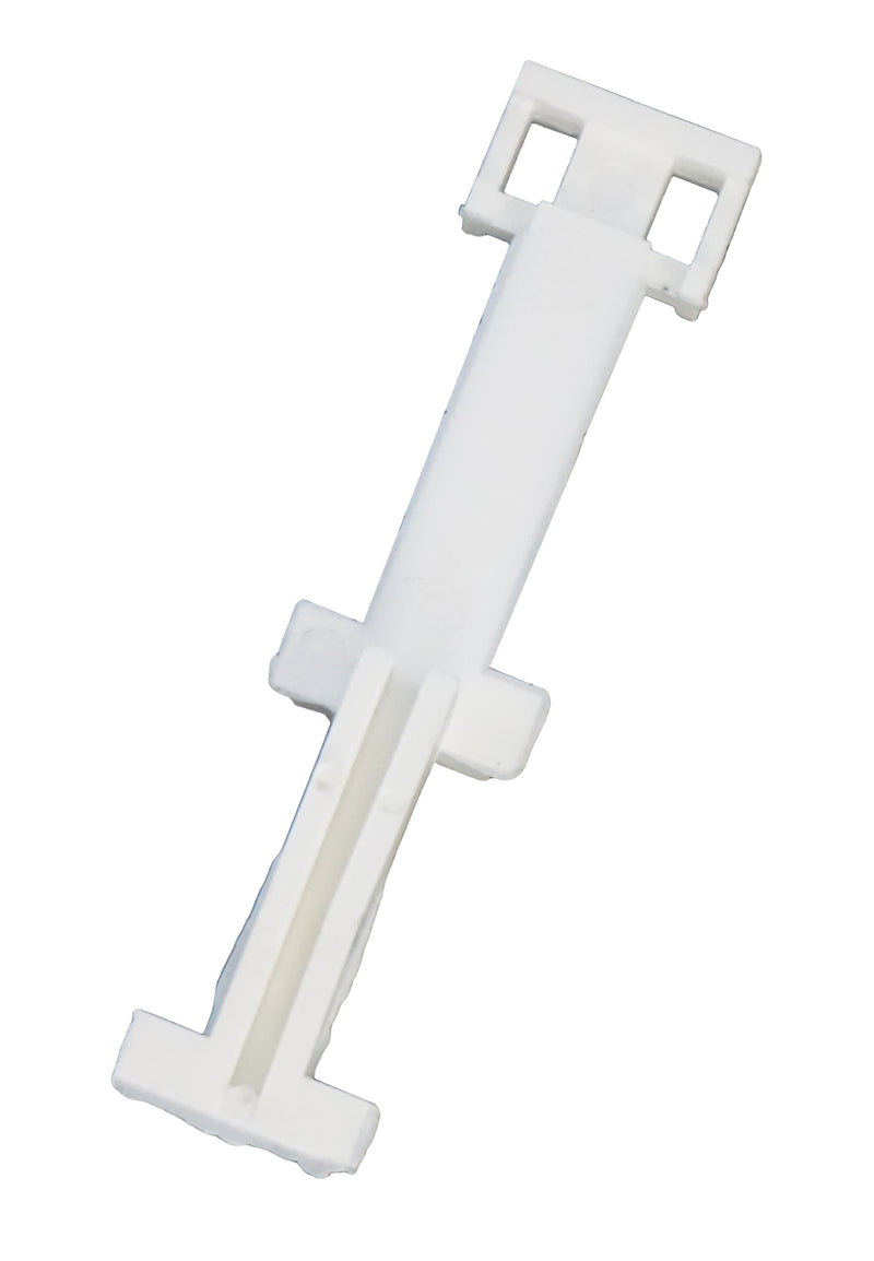 WRS Lower Slide Guide/Sash Latch - White