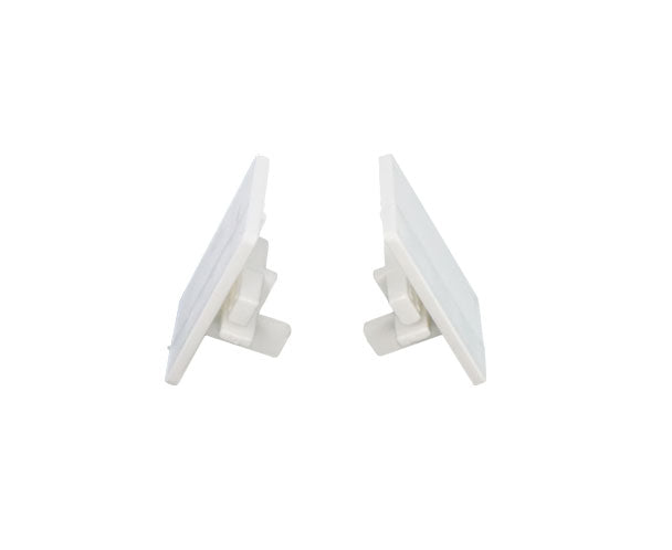 WRS 1-9/32" Lower Dust Cap/Slide Guide Set  -  White