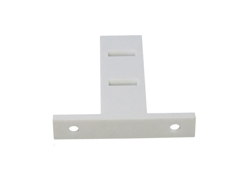 WRS 2-1/8" Sash Guide - White Transom Connector