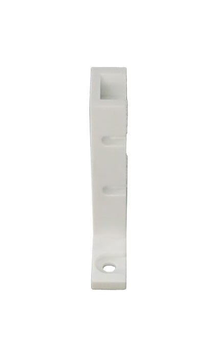 WRS 2-1/8" Sash Guide - White Transom Connector