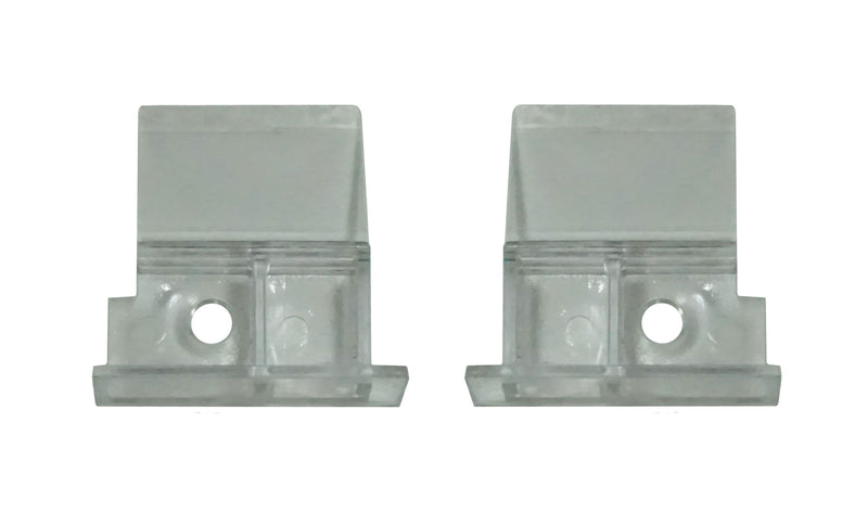 WRS 1-3/8" Left & Right Hand Vent Clip/Sash Guide Set - Clear