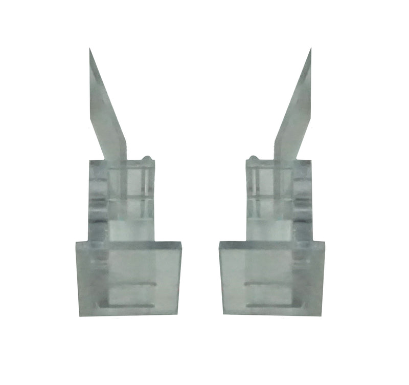 WRS 1-3/8" Left & Right Hand Vent Clip/Sash Guide Set - Clear