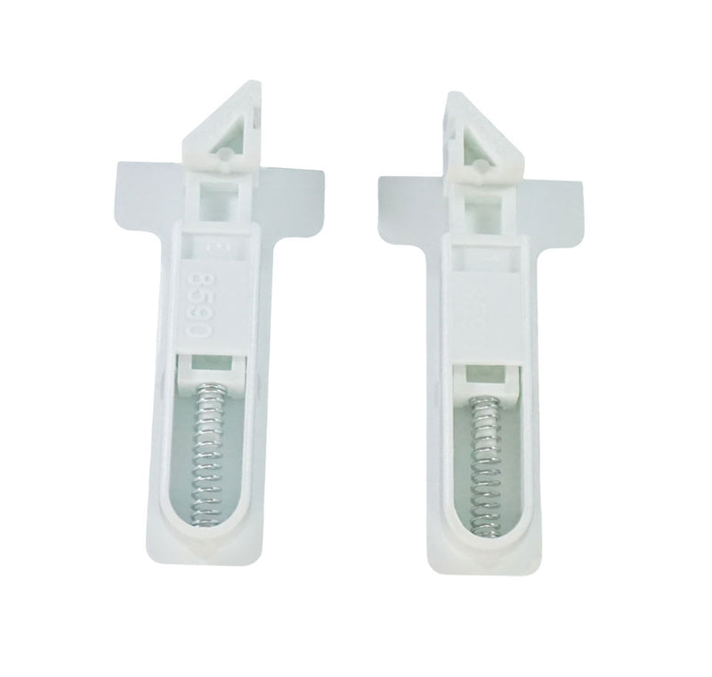 WRS 2-13/16" Silver Line Tilt Latch Set - White