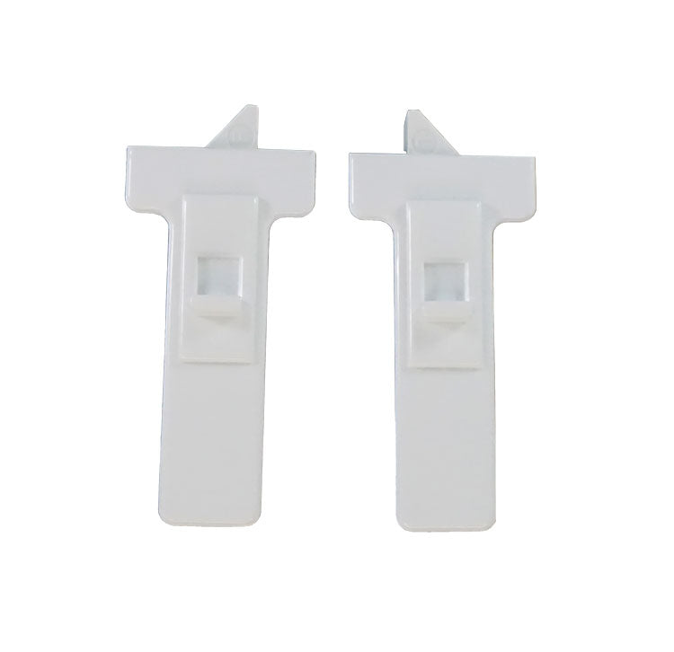 WRS 2-13/16" Silver Line Tilt Latch Set - White