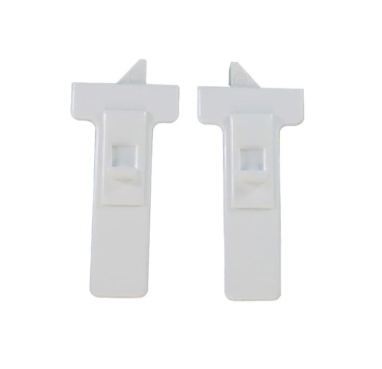 WRS 3-3/4 Inch Left Hand Tilt Latch For Windows - White, Replacement Sash Lock Part