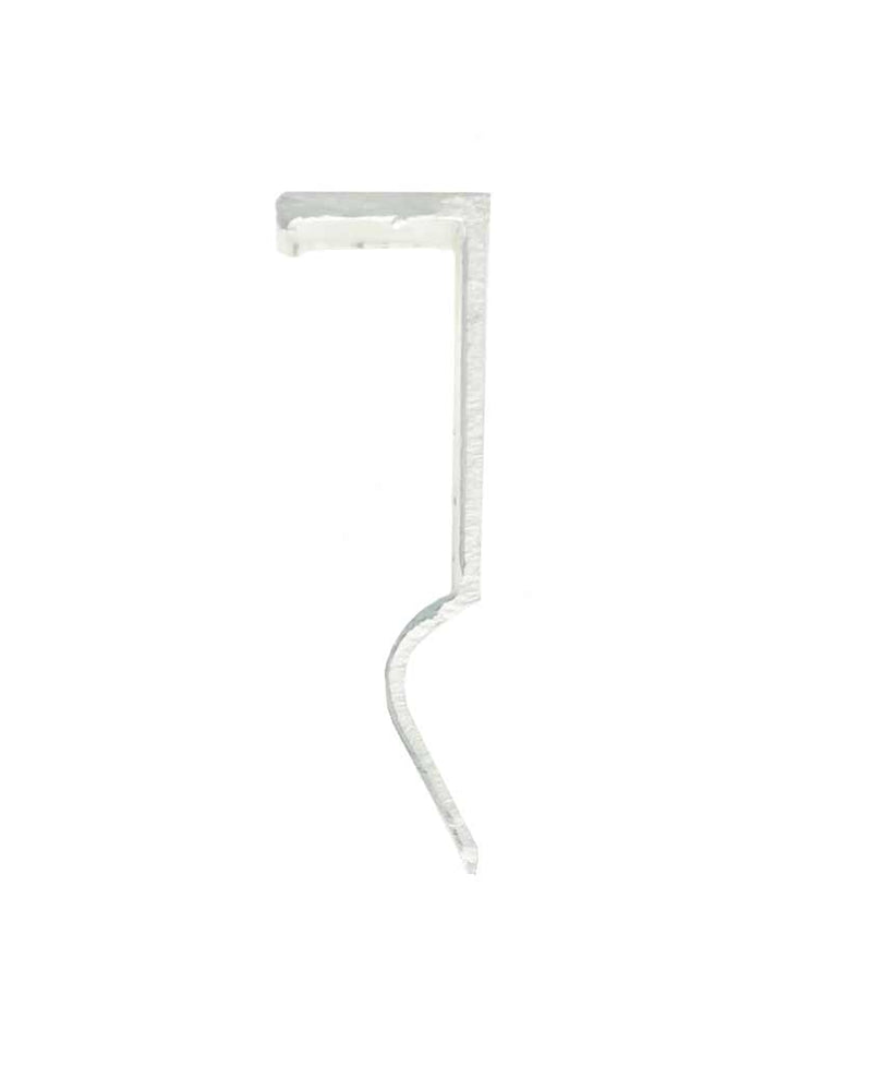 WRS 1-27/32" Machined Aluminum Sash Guide - Mill Finish