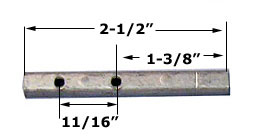 WRS 2-1/2" Pivot Bar