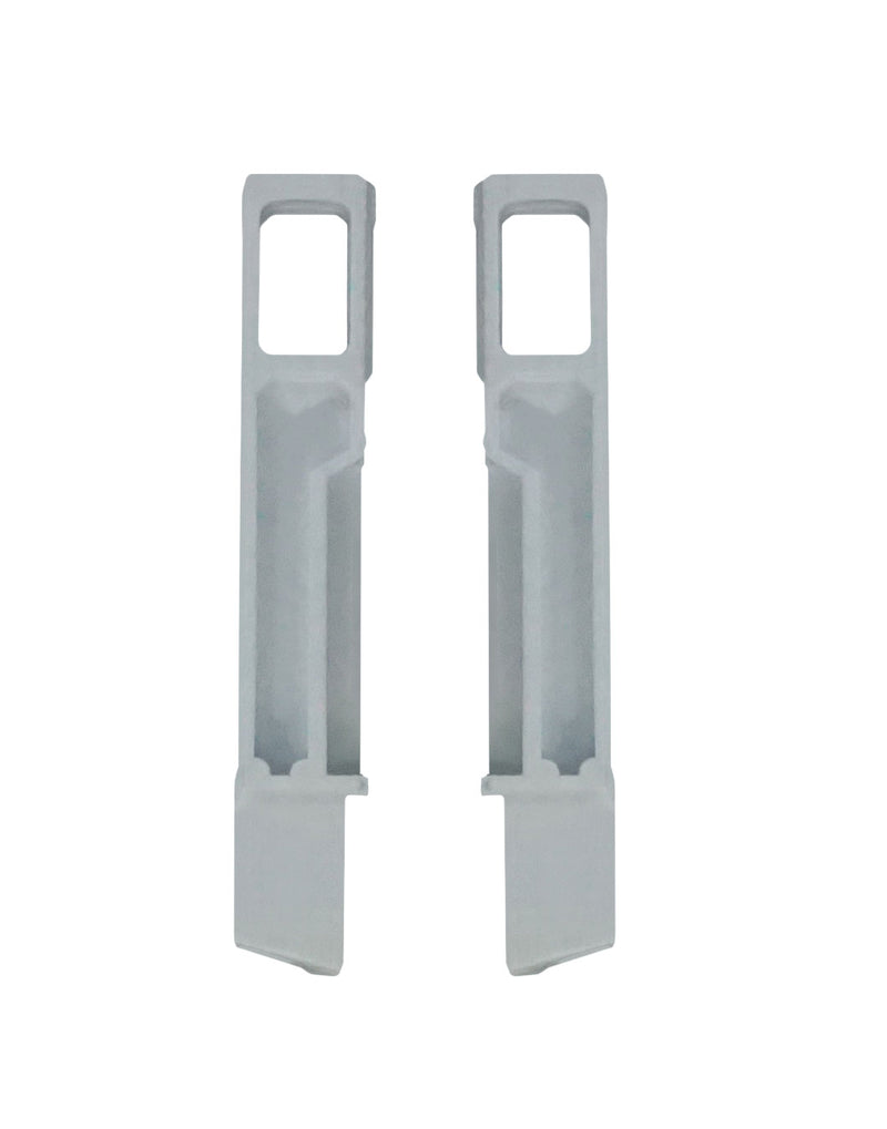 WRS 4-1/8" Left & Right Hand Plastic Slide Bolt Set - White