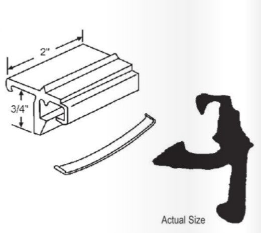WRS 2" Aluminum Spring Latch Handle - Mill Finish