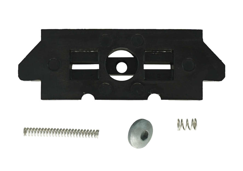 WRS Traco Series TR-9000 Black 4-Part Double Sided Tilt Latch - 3-3/32"