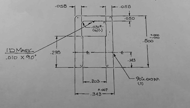 WRS Sliding Window Roller & Housing - Metal Assembly