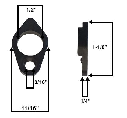 WRS 1-1/8" Cam Washer - Black