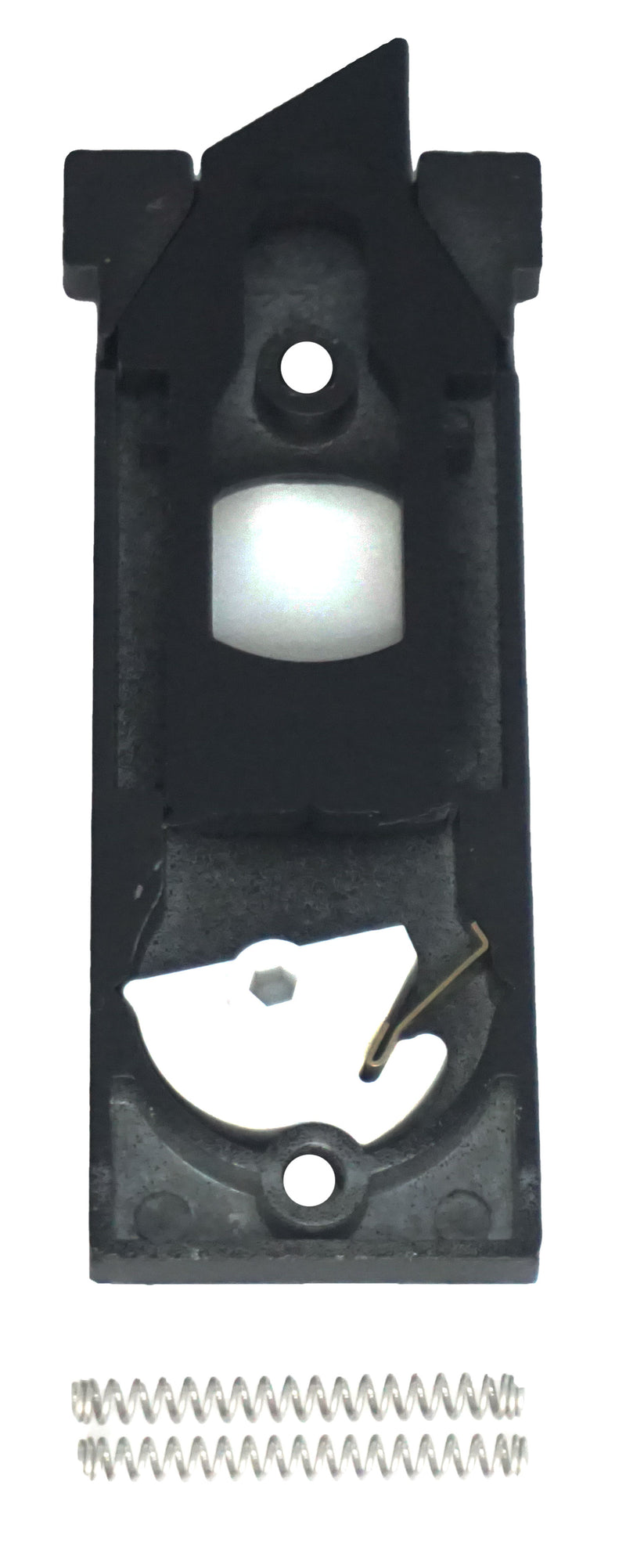 WRS 3-1/2" Metal Tilt Latch Assembly with Wings - Black