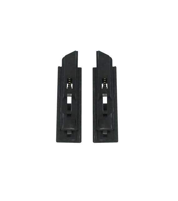 WRS 3-3/16" Internal Tilt Latch Set with Thumb Button - Black