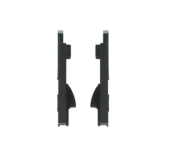 WRS 3-3/16" Internal Tilt Latch Set with Thumb Button - Black