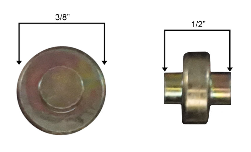 WRS 3/8" Steel Roller - Concave Wheel