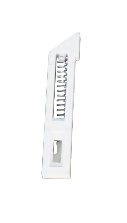WRS 2-7/16" Non-Handed/Reversible Internal Tilt Latch & Spring - White