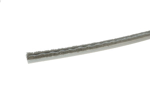 WRS .270" x .200" Grey Weather Stripping with Fin - 24ft Roll