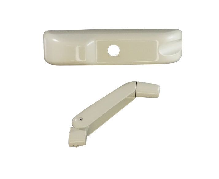 Truth Hardware Entrygard Folding Handle & Cover - Beige