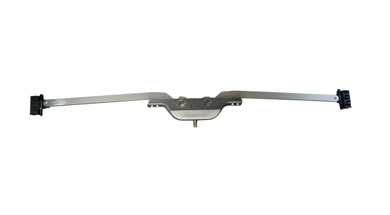 WRS Truth Brushed Nickel Pivot Shoe Operator - 11" Arm, Front Mount