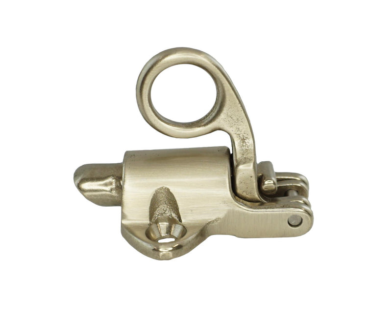 WRS 1-1/4" Casement Spring Catch - White Bronze