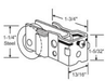 024-25 1-1/4" Patio Sliding Glass Door Roller With Screw Diagram