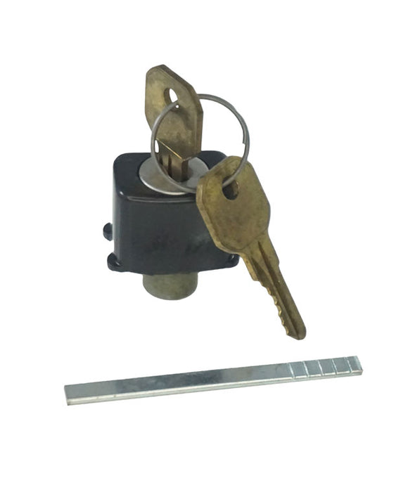 Key Lock Thumb Button - Black