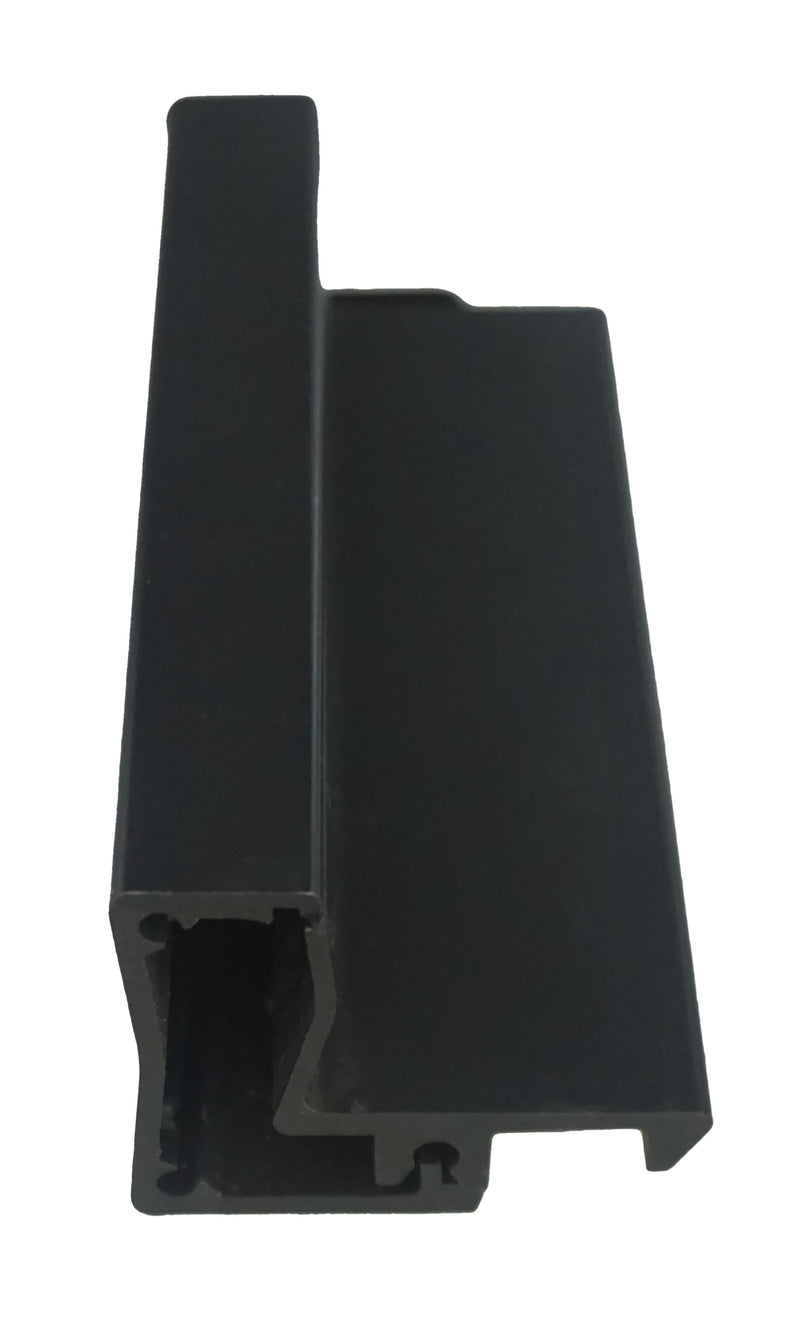 WRS 4" Surface Mounted Sliding Window Lock - Black (Anodized)