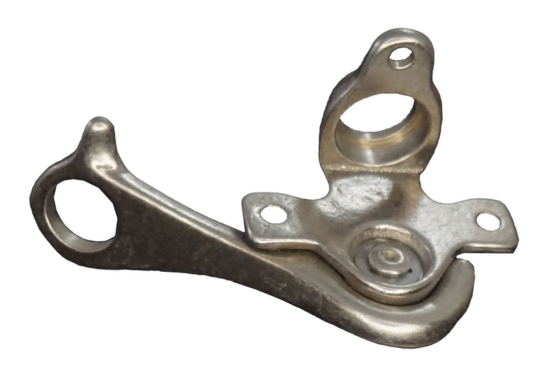 WRS 1-13/16" Sweep Lock with Pole Ring - White Bronze