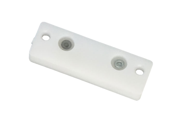 WRS 2" Sash Guide/Retainer with Spring - White