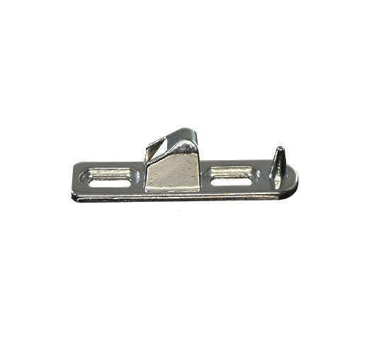 WRS 3-1/16" Sliding Glass Door Keeper - Chrome