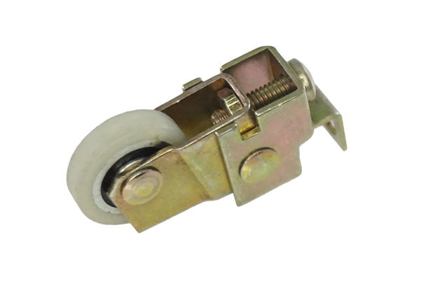 WRS 27/32" Patio Door Roller - Metal Housing, Flat Nylon Roller
