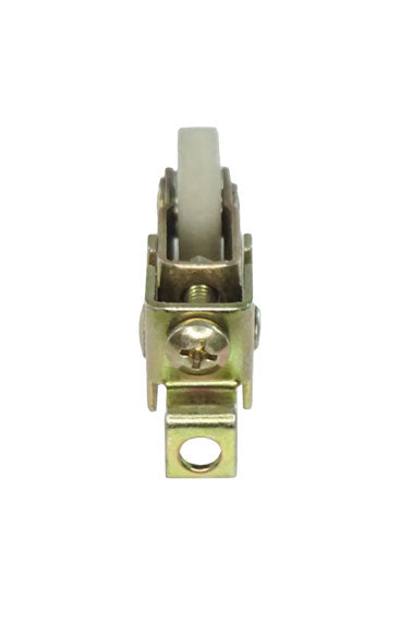 WRS 27/32" Patio Door Roller - Metal Housing, Flat Nylon Roller