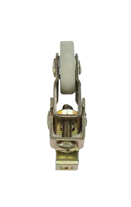 WRS 27/32" Patio Door Roller - Metal Housing, Flat Nylon Roller