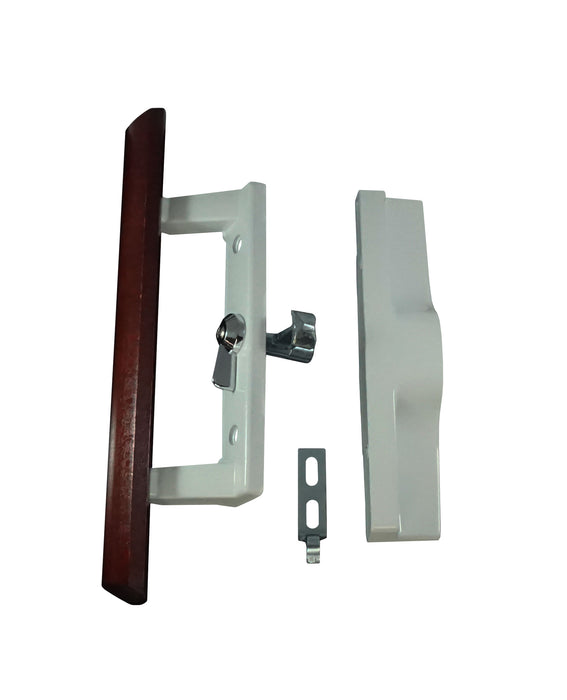 WRS Patio Door Handle Set (without Key Cylinder) - White