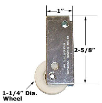WRS Patio Door Roller - Steel Ball-Bearing Wheel 1-1/4"